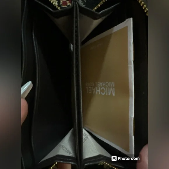 Michael Kors leopard calf hair & leather crossbody bag & wallet DUO! NWT!!! - Picture 11 of 13